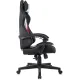 Кресло игровое Zombie GAME TETRA черный/красный эко.кожа крестов. пластик. Фото товара с разных ракурсов.